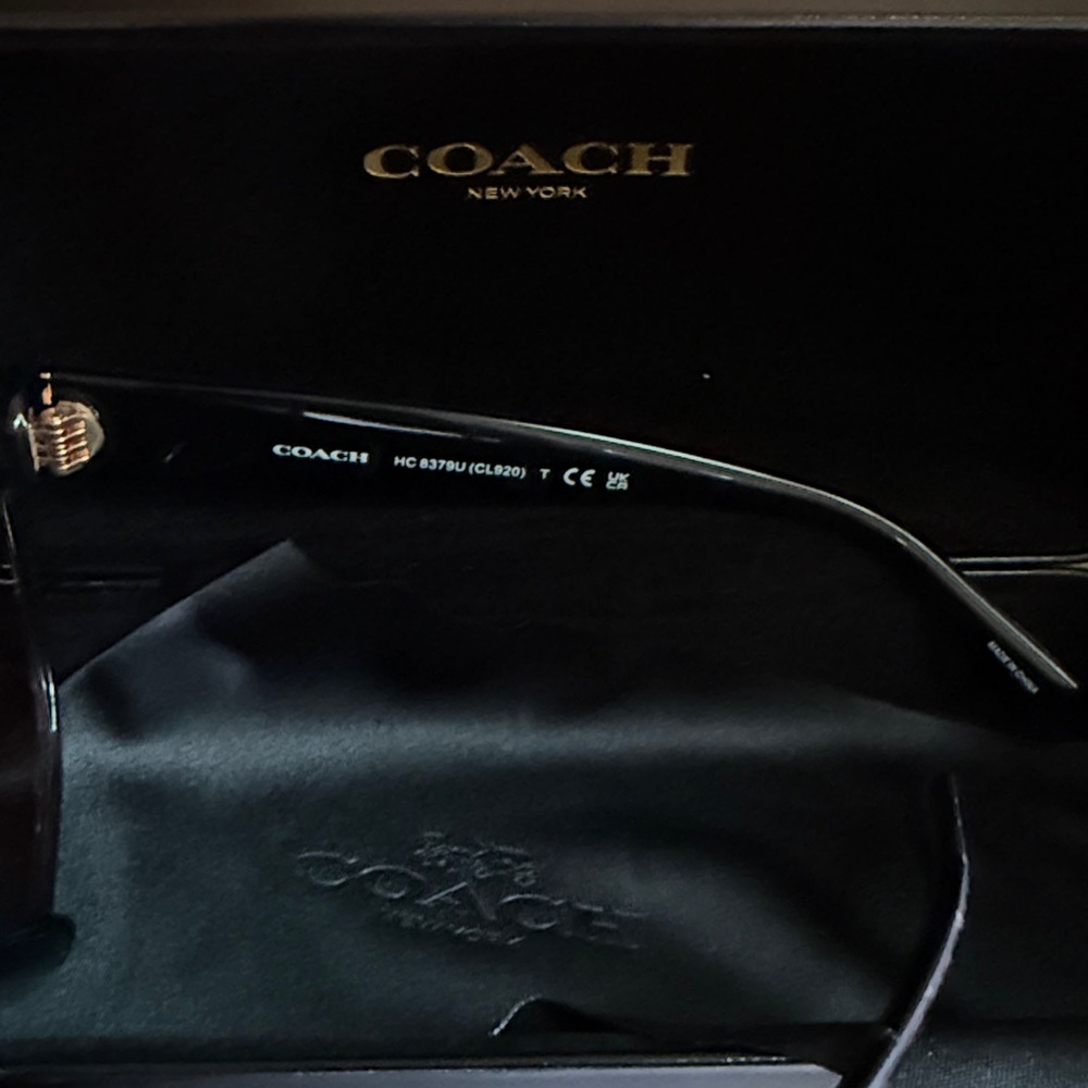 Coach Black and Pink Sunglasses - Picture 2 of 8